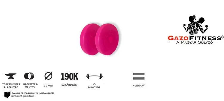 1,25 kg GazoFitness súlytárcsa – prémium minőség edzéshez 1,25 kg-os fekete súlytárcsa 31 mm belső átmérővel – GazoFitness márkájú edzőtermi súlytárcsa